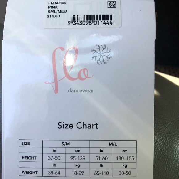 Girls footed Ballet tights size small/medium NWT - Picture 2 of 3